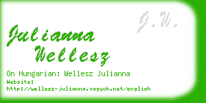 julianna wellesz business card